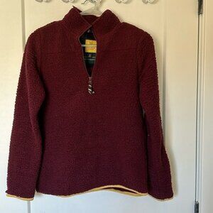 Fleece quarter zip sweatshirt!
